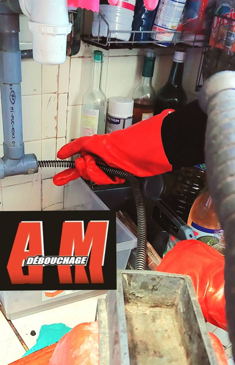 Débouchage d'une canalisation cuisine La Ciotat